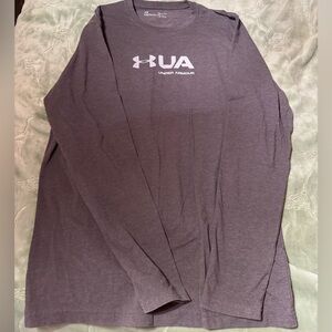Under Armour Men's Charcoal Long Sleeve Tee